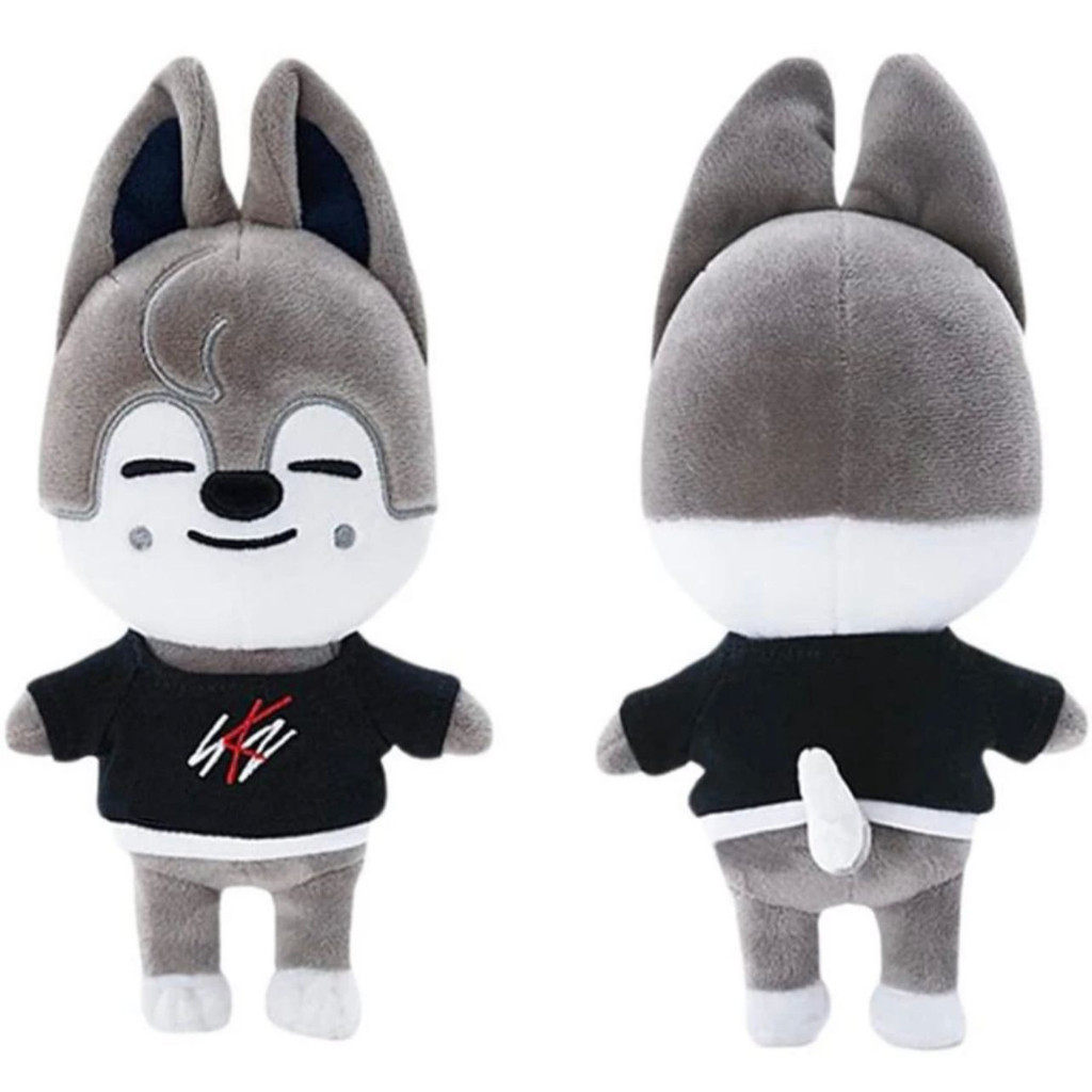 straykids バンチャン SKZOO PLUSH wolfchan Pelúcia Skzoo Personagem Wolf Chan Stray Kids Cartoon 20cm