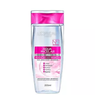 Água Micelar L'Oréal Paris Dermo Expertise 5 em 1 - 200ml em Oferta na Shopee