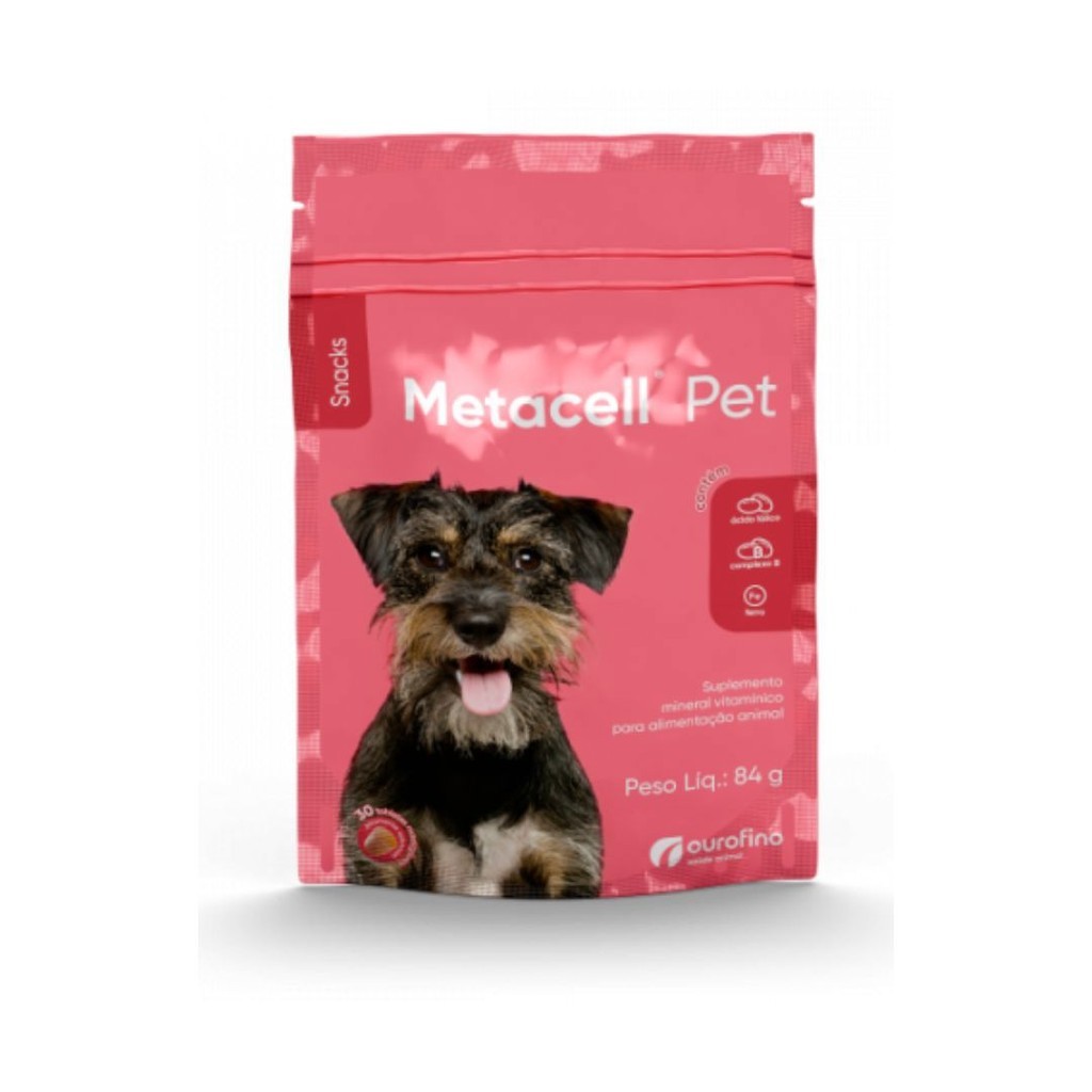 Metacell Pet Snacks Tabletes Suplemento Ouro Fino | Shopee Brasil