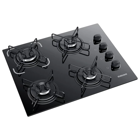 Cooktop Itatiaia Essencial 4 Bocas Preto Bivolt