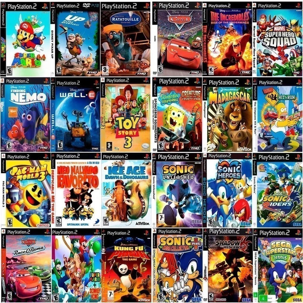 Ps2 Kit com 4 Games — Envie a Lista dos Depois da Compra | Shopee Brasil