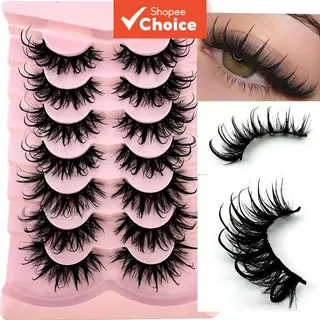 Girassol Bloom Eye Look7 Pares 8D Cílios Postiços Volumosos Com Efeito Úmido , Brilho Dinâmico E Radiante Da Moda em Oferta na Shopee
