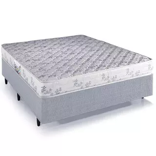 Cama Box Casal Desmontável Herval Cannes, Espuma D33, 56x138x188 cm em Oferta na Shopee