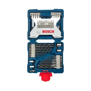 Jogo de brocas e pontas 43 peças com maleta - X-Line Bosch em Oferta na Shopee