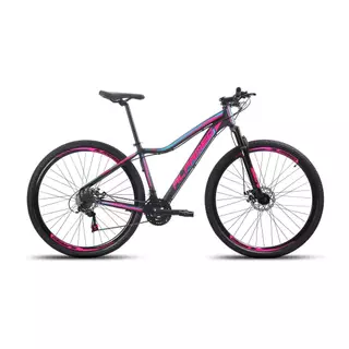 BICICLETA ARO 29 ALUMINIO ALFAMEQ PANDORA FEMININA FREIO A DISCO 24 MARCHAS em Oferta na Shopee
