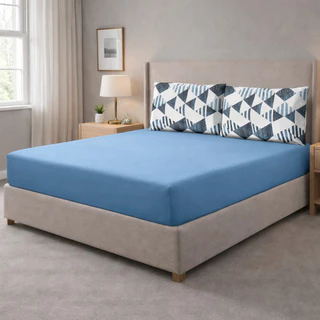 Lençol Avulso Malha 100% Algodão Solteiro Casal Queen King Cama Liso Estampado Elástico Fronha em Oferta na Shopee