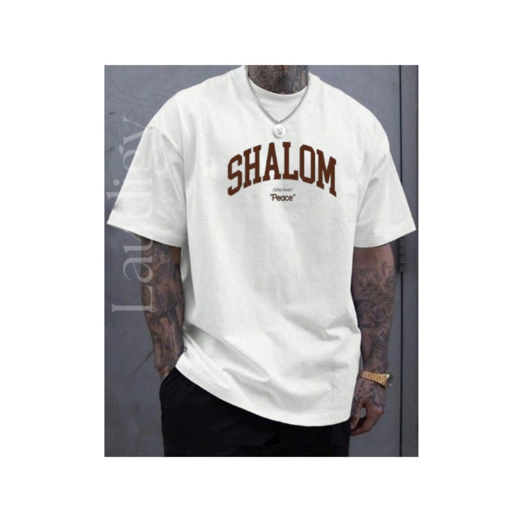 Camiseta Camisa Masculina Shalom 100% Algodão Lançamento | Shopee