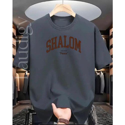 Shalom トップス Camiseta Camisa Masculina Shalom 100% Algodão Lançamento | Shopee
