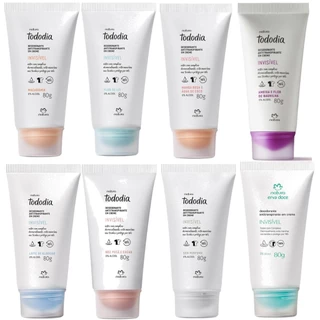 Desodorante Antitranspirante Invisível em Creme Tododia Natura - 80g - Várias Fragrâncias