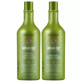 Kit Inoar Argan Oil Shampoo + Condicionador Blz em Oferta na Shopee