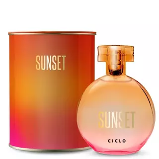 Sunset Deo Colônia Ciclo Cosméticos - Perfume Feminino 100ml em Oferta na Shopee