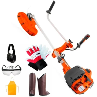 Roçadeira a gasolina 2,8 hp 45,7cc 2T 545RX Husqvarna + Kit de segurança em Oferta na Shopee
