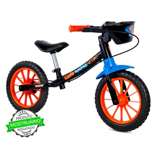 Bicicleta Equilíbrio MOSTRUÁRIO Aro 12 Sem Rodinhas Nathor Power Rex Balance De 3 A 5 Anos Mostruário em Oferta na Shopee