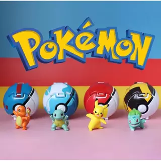 Pokemon em Pokebola Articulada com Abertura Explosiva em Oferta na Shopee