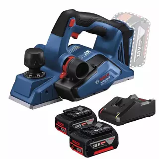 Plaina Industrial 18V GHO 185 LI Com 2 Baterias e Carregador - Bosch em Oferta na Shopee
