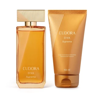 Combo Diva Suprema: Desodorante Colônia 100ml + Loção Iluminadora Hidratante 150ml em Oferta na Shopee