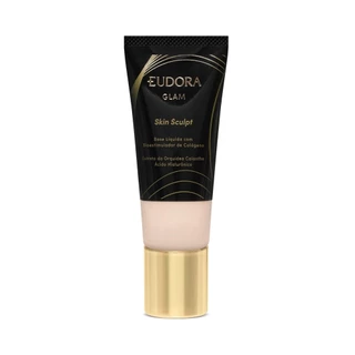 Eudora Glam Skin Sculpt Base Líquida Semi Matte Cor 03 30ml em Oferta na Shopee