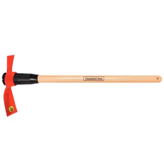 Picareta em aço tamanho 4 cabo de madeira 90 cm - Tramontina em Oferta na Shopee