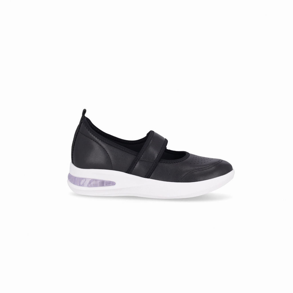 Tênis SoftStep Médio Preto | Shopee Brasil