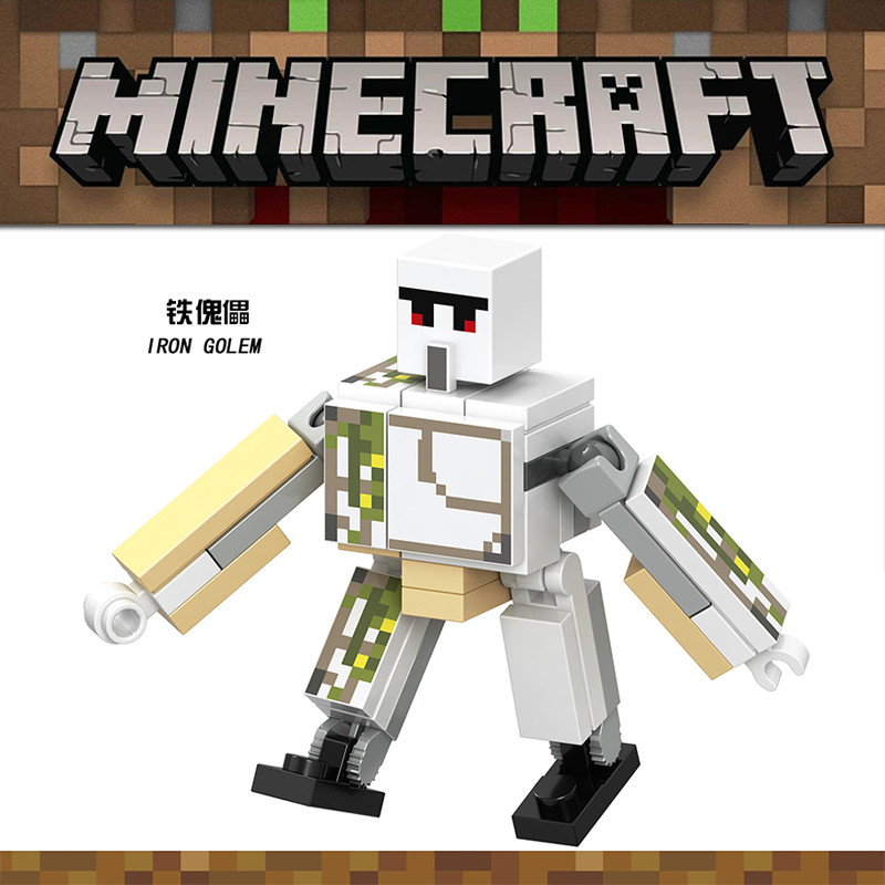 Minecraft Minifigura Crianças Meninos Modelo Educacional Montagem de ...