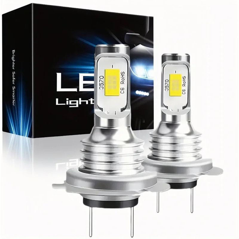 Kit De Lâmpadas Super Brilhantes Para Farol LED H7 , 2 Peças , Branco ...