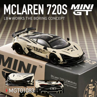 MINIGT 1/64 1083 McLaren 720S TBC Modelos de carros Liga de fundição Modelos de carros Carros de brinquedo Ornamentos