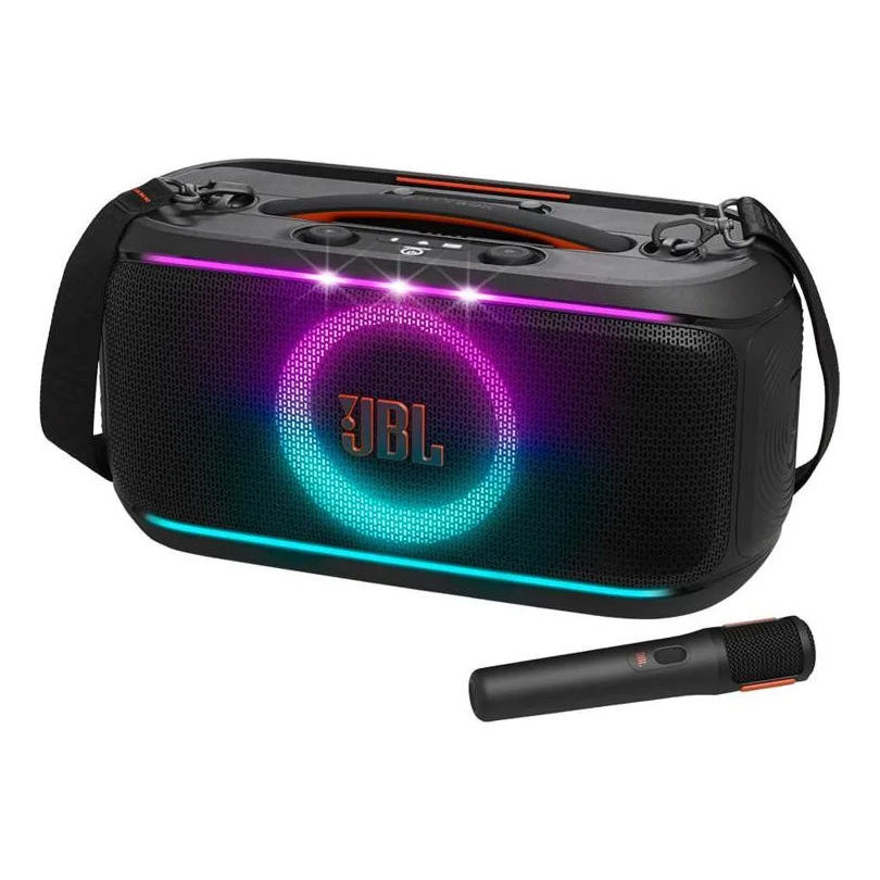 Caixa De Som Jbl Partybox On The Go 2 Preta Com Microfone | Shopee