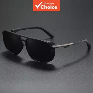 Óculos de sol polarizados unissex quadrado punk para pesca ao ar livre, direção e ciclismo. em Oferta na Shopee