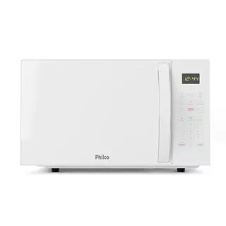 Micro-ondas Philco 28L Branco Pintura Limpa Fácil PMO30B