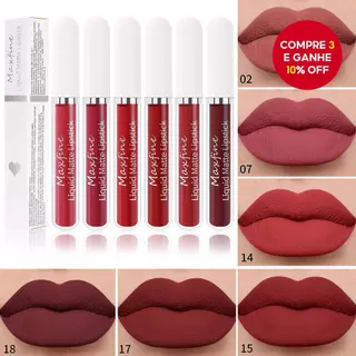 Batons Matte Pure Desire Estilo Pseudo Natural Cor Clara Aparência Branca Não Fácil De Manchar em Oferta na Shopee