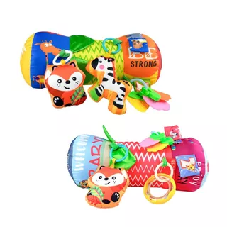 Almofada Rolinho Atividades Para Bebê com Mordedor Maxi Baby em Oferta na Shopee