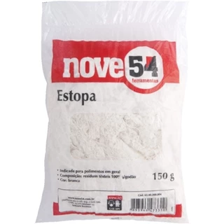 Estopa branca para polimento 150 gramas - Nove54 em Oferta na Shopee