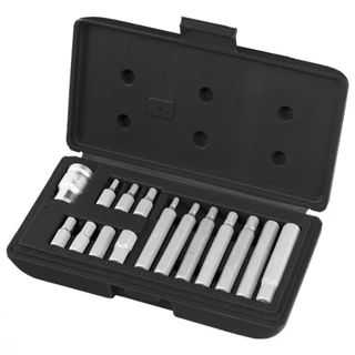 Jogo de bits allen com adaptador de 1/2" de 4 a 12 mm com 15 peças - Stels em Oferta na Shopee