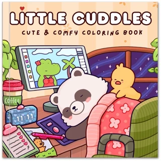 Little Cuddles Livro Colorir 40 Páginas Offset 120g Brochura 21x21cm Fofos Anti-Estresse em Oferta na Shopee