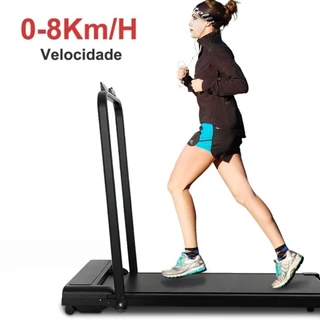 Esteira Elétrica Portátil Fitness Residencial Até 120 kg Velocidade 0-8km/h (127V/220V) em Oferta na Shopee