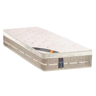 Colchão Solteiro Premium com Euro Pillow e Molas Tecnopedic System 30x88x188 cm Castor em Oferta na Shopee