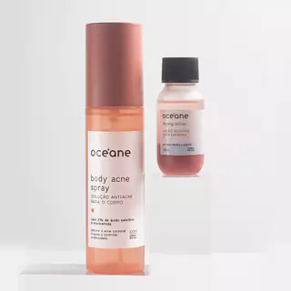 Kit Loção Secativa de Espinhas + Solução Antiacne Corporal (2 Produtos) em Oferta na Shopee
