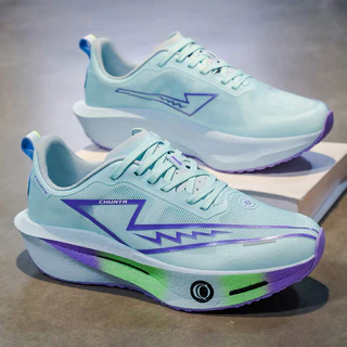 Nova Profissional Placa De Carbono Tênis De Corrida Maratona Moda Sapatos Para Homens E Mulheres 33-44 em Oferta na Shopee