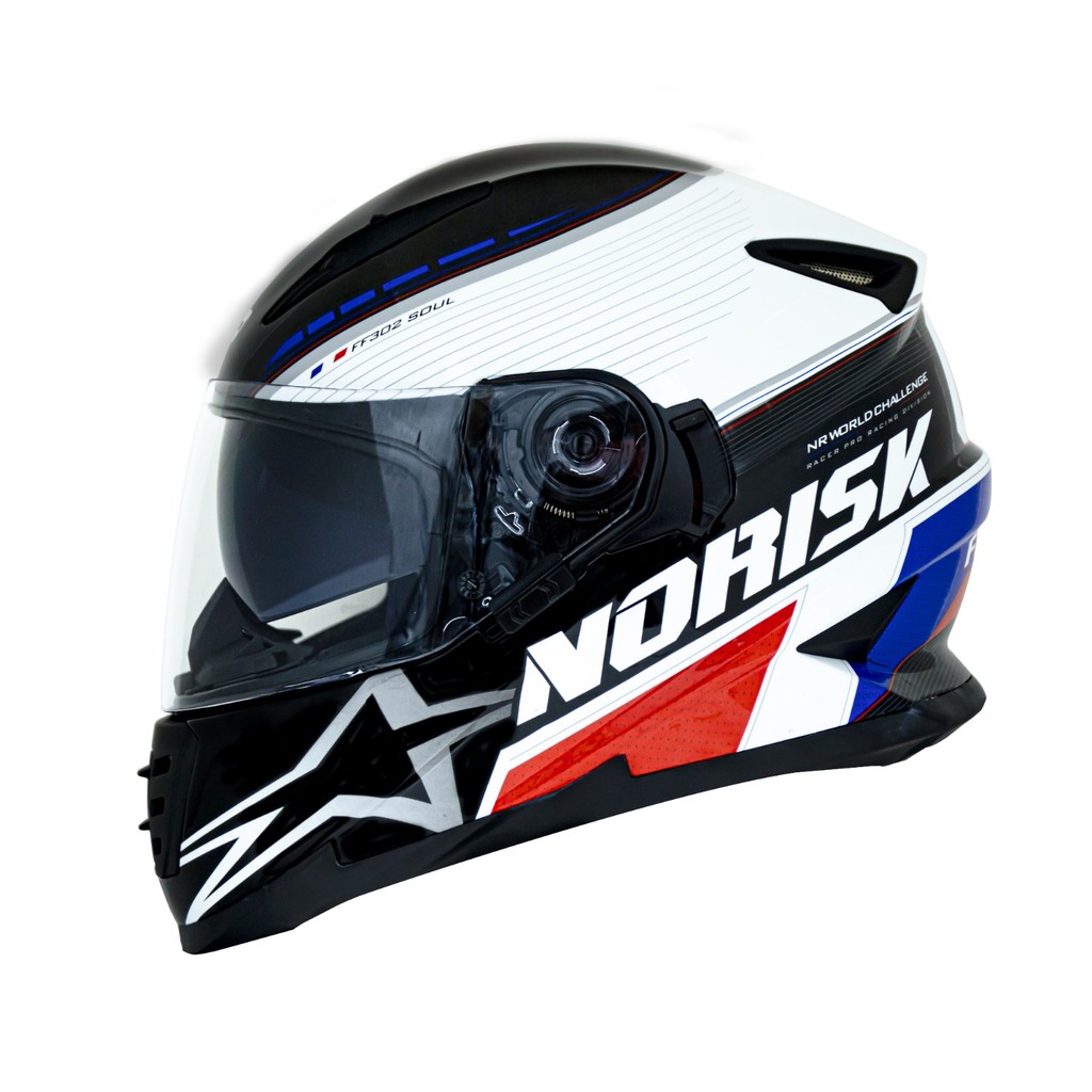 Capacete Norisk FF302 Soul II Grand Prix France | Shopee Brasil