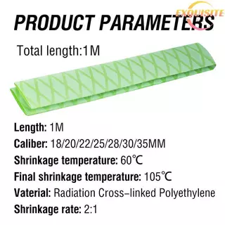 [EL-t] Tubo Luminoso Fluorescente Para Vara De Pesca , Manga 2 : 1 1M , Termorretrátil Antiderrapante , À Prova D'água , em Oferta na Shopee