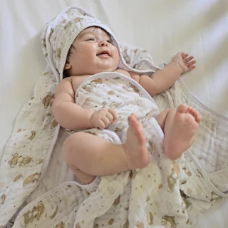 Toalha de Banho Bebê Soft 2 Camada de Fralda Bublim em Oferta na Shopee