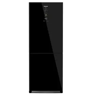 Refrigerador Bottom Freezer Panasonic Inverter de 02 Portas Frost Free com 465 Litros Black Glass - NR-BB65GV7B em Oferta na Shopee
