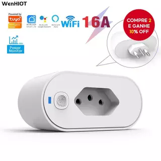 Para Tomada Inteligente Wi-Fi tuya 16a-Controle De Voz Funciona Com alexa google home em Oferta na Shopee