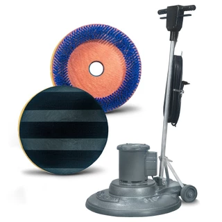 Enceradeira industrial 510mm c/ escova e suporte - Rotterman em Oferta na Shopee