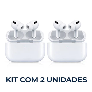 Kit 2 Fone de Ouvido Sem Fio Bluetooth Pro 3 TWS Earbuds Para Android ios