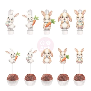 Kit 25un TUBETES + 25un TOPPER DE DOCE PÁSCOA | ENVIO IMEDIATO | Lembrancinhas em Oferta na Shopee