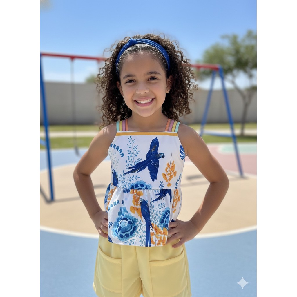 Conjunto infantil menina verao 2026 do 4 ao 10 anos conjunto menina ...