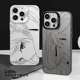 Anti-impacto silicone Capinha capa Fosco Frieren para Redmi 12C 13C 14C Poco X5 X6 x7 Pro Note 11 12 13 14