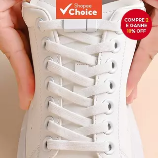 Cadarços Magnéticos Não Removíveis Com Design Preguiçoso Elástico Fivela Magnética