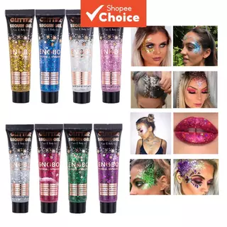 Compre 1 Leve 1 Gel De Lantejoulas A Laser Para Presente De Ano Novo , Brilho Facial E Corporal , Creme Sombra , Colorid em Oferta na Shopee